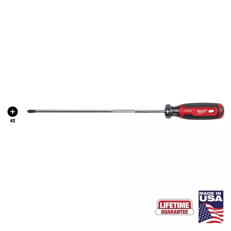#2 X 10 In. Phillips Screwdriver With Cushion Grip