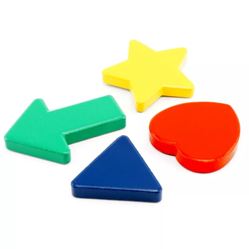 .25 In. Ceramic Magnetic Shapes 1.1 Lb. Pull 1.05 Mgoe Assorted 4 Pc.