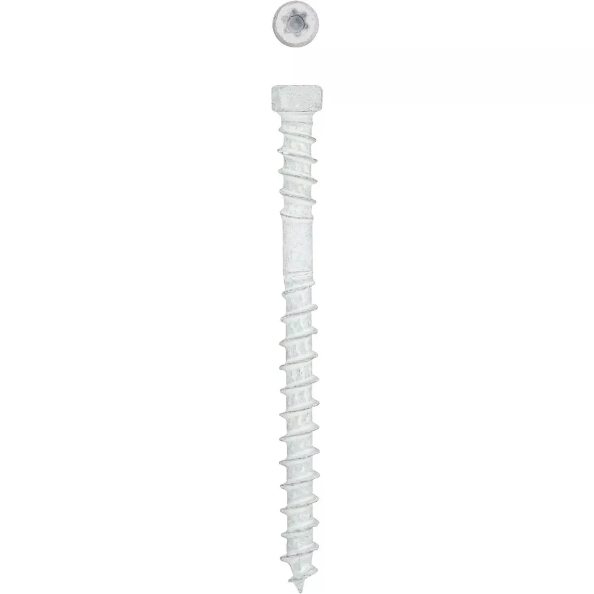 #8 X 2 In. T10 Plus Cylindrical Head Hcr (exterior Rated) White Trim Screw (100-count)