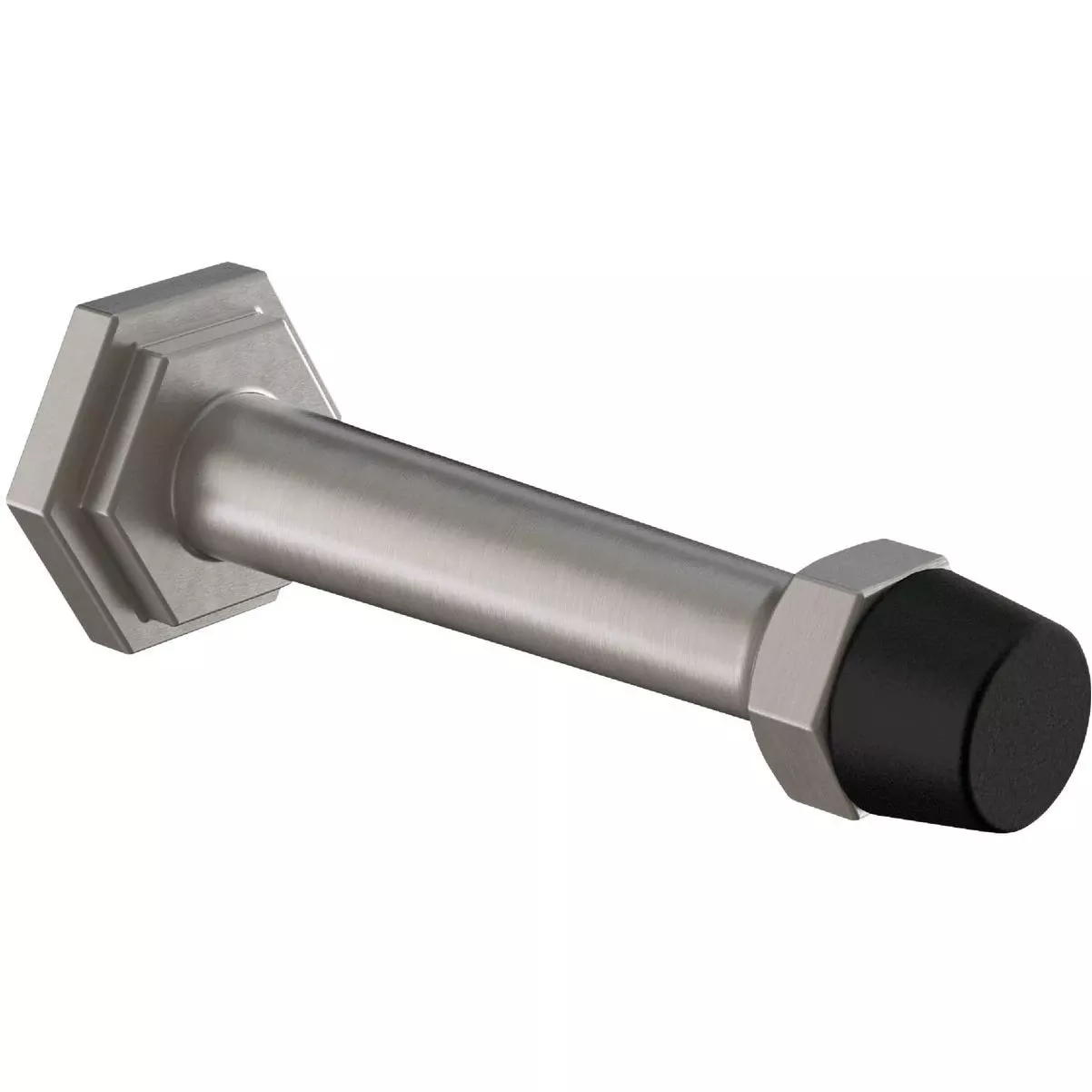 Powell 3 In. Satin Nickel Door Stop