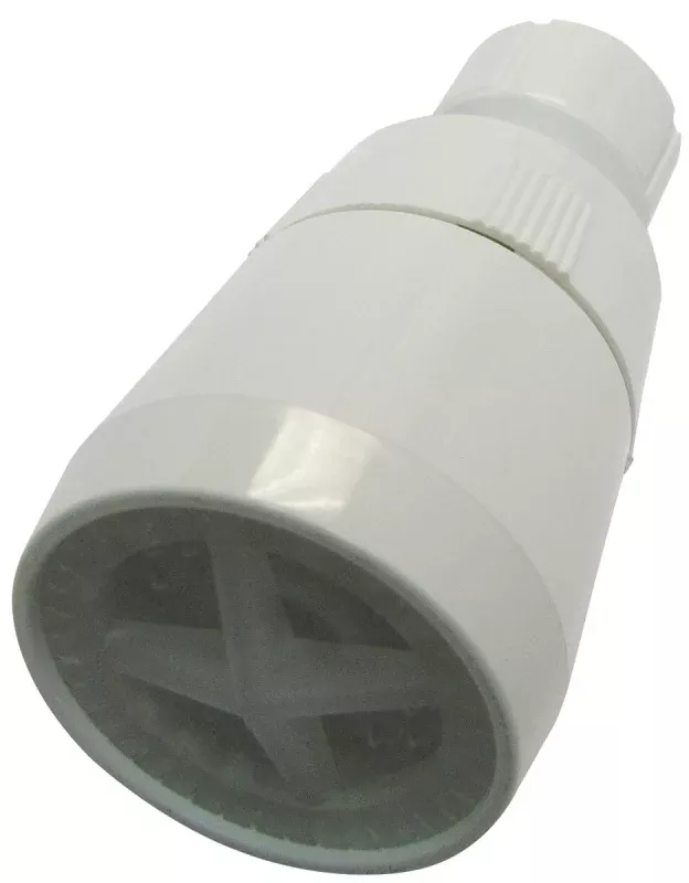 PP825-15 WHT PLAST SHOWER HEAD
