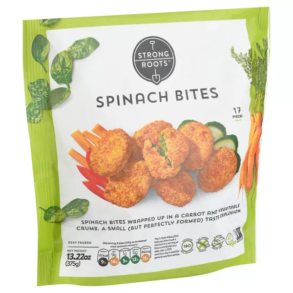 Strong Roots Spinach Bites 17 ea | Hy-Vee Aisles Online Grocery Shopping